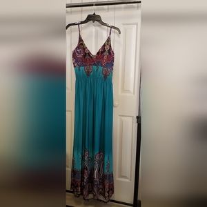 Boho Maxi Dress 1x